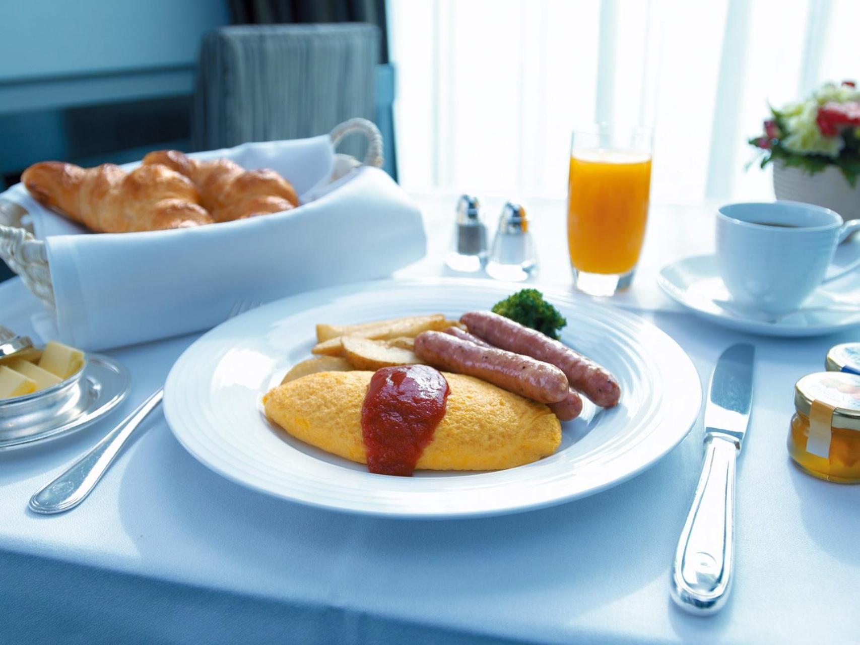Hotel New Otani Tokyo The Main Zewnętrze zdjęcie A typical breakfast